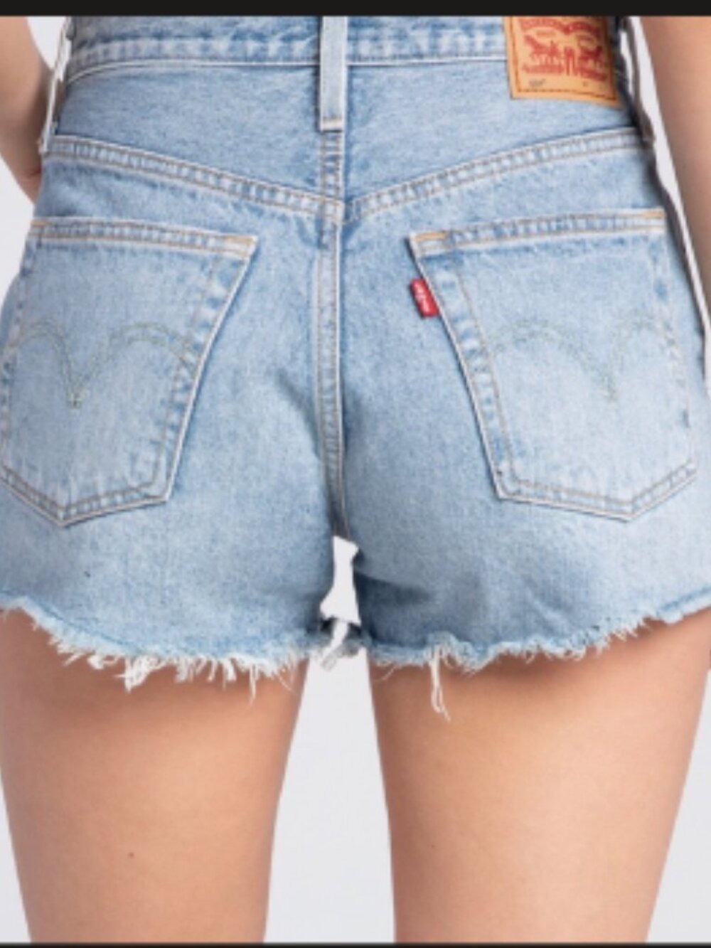 LEVIS  501 'S CUT OFF DENIM SHORTS WOMENS SZ 27